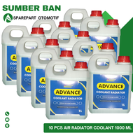 Air Radiator Motor Advance 1000 ml isi 10 pcs ( sepuluh ) Coolant Vario Vixion PCX Aerox Nmax CBR