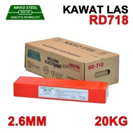 Kawat Las RD718 2.6mm NIKKO STEEL Elektroda RD 718 2.6 mm Welding Listrik 2.6 X 350 Kemasan Per 5KG