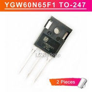 YGW60N65F1ต่อ-247 YGW60N65F YGW ของแท้2ชิ้น TO247 60N65 60N65F1 650V/60A IGBT ทรานซิสเตอร์แบบใหม่เอี