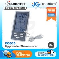 Eagletech DC803 Thermometer Humidity Clock Hygrometer