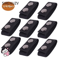 SIRENUZV 1/4/8Pcs Belt Keeper  Double Snaps Sports Heavy Duty