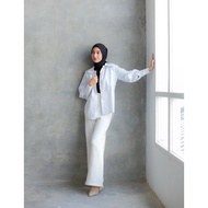 KEMEJA Chana basic shirt WHITE RIJECT
