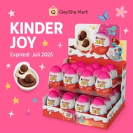 Kinder Joy 1 Box 24 PCS - Coklat Telur Mainan Anak - Double Box Aman - Exp 08/2025 - Halal Original
