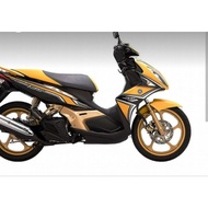 Nouvo rc black gold removable stamp