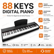 88 Keys Digital Piano Keyboard Weighted Keys MIDI Electronic Piano Beginner Learning Piano