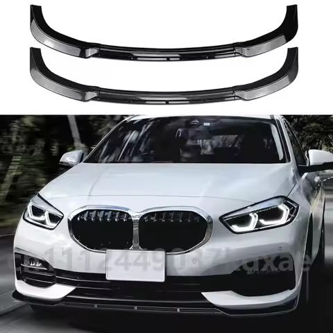 For 2020-2023 BMW 1 Series F40 116i 118i 120i Standard Model Carbon Fiber Look Gloss Black Splitter 