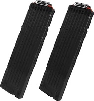 BOROLA 2 Pack 18-Darts Quick Reload Magazine Clips Compatible for NERF Elite Blasters Soft Dart Clip for Toy Gun(Black Transparent)