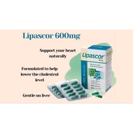 【Bundle Deal - FREE PHARMACIST CONSULTATION】LIPASCOR Natural Lipid Regulating Agent (Red Yeast Rice)