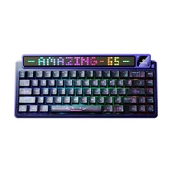 KEYBOARD WIRELESS BLUETOOTH AULA AMG65 PURPLE /EN (JASP