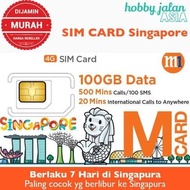 "terlaris" sim card singapore m1 new