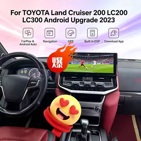 16.2 Inch QLED Touch Screen Android Car Radio Multimedia Player Navigation Stereo 4G For Toyota Land
