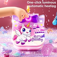 YIMI DIY Unicorn Gift Box Unicorn Magic Box Unicorn Jewelry Box Arts and Crafts Kit for Girls DIY To