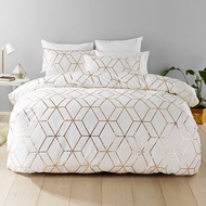 Hexagon Quilt Cover Set (Queen)