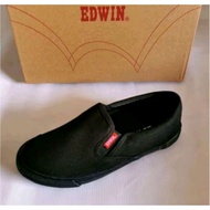 Edwin Black Shoes Original kasut sekolah Hitam Edwin. 2399
