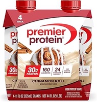 Premier Protein Shake, Cinnamon Roll, 30g Protein, No Added Sugar, 24 Vitamins & Minerals to Support