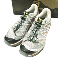 二手 SALOMON x The Broken Arm XT-QUEST FOR TBA 運動鞋 (406427)，顏色為 Vapor Blue/Silver Metallic X/TANGELO，U