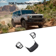 For 2024-2025 Land Cruiser Prado J250 LC250 Carbon Fiber Steering Wheel Switch Button Cover Decorati
