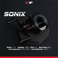EXP SONIX REEL SN150/151LS bc baitcasting SW Casting Right/Left Hand Fishing casting reel max drag 8