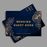 Aesthetic invitation guest book/ wedding guest book wedding party guest book/guest book wedding