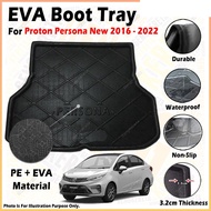 BROZ For Proton Persona 2016 - 2022 EVA Copolymer Car Boot Tray Luggage Cargo Trunk Tray Dulang But 