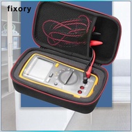 [fixory] Portable Multimeter Bag Hard EVA Protective Storage Case Dustproof for F115C F117 F179C Acc