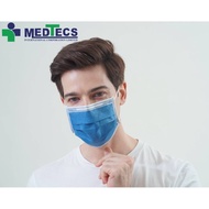 ☒♛Medtecs Cobalt Blue N88 Surgical Face Mask 3Ply Fda Approved Astm Level 1 Type Iir