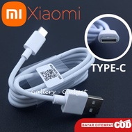 [FOTO ASLI] Xiaomi Kabel Charger / Kabel Data Xiaomi Tipe C ORIGINAL 100% Kabel Tepsi Fast Charging 
