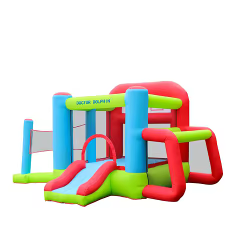 Outdoor Sport Games with Slide and Ball Jumper Bouncing Castle Jumping Castles Inflatable Bounce Hou