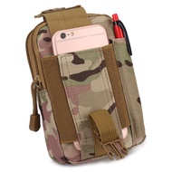 AT-🛫MOLLEMulti-Functional Running Climbing Camouflage Waterproof Outdoor Sports Tactical Mobile Phone Pannier Bag Waist