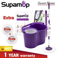 Supamop SH350-8 Purple Manual Press Dehydrate Cleaning Mop