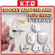 3 Way 3 Pin Plug Adapter Universal International Travel Adapter Charger Adapter Plug Converter Socke