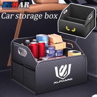 Toyota Alphard Car Folding Storage Box Car Trunk Car Leather Storage Box Multifunctional Trunk for T
