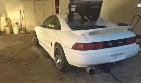 2PCS Rear Bonnet Hood Gas Struts for Toyota MR MR2 W20 Coupe 1989-1999 Rear Bonnet Modify Dampers Li