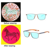 1pc New Red Green Color-blindness Glasses Blind Corrective Glasses Driver Glasses Blind Weak Glasses