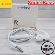 Realme Headset Handsfree R11 Super Bass Jernih For Realme C1 C2 C3 U1 C35 C30 C31 C21Y C25Y C2