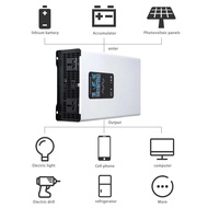 5000W 6000W 8000W Pure Sine Wave Inverter DC 12V 24V 48V 60V 72V To AC 220V Off Grid Inverter Portab