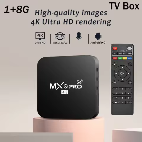 5G HDR 4K Android 9 smart TV BOX HD TV Stick MXQ PRO TV Box H313S Wifi smart TV Voice Remote Set TOP