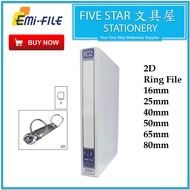 K2 2D Ring File 25mm Office File Home File Filling School File Folder White File