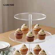 Garende Clear Acrylic Cake Stand Transparent Three Tier Cake Stand 3-tier Round