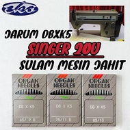 【ORGAN】DBXK5 Jarum Mesin Jahit Sulam Singer 20U / Round Shank Needles for Embroidery Sewing Machine 