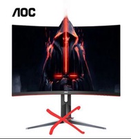 AOC 27” QHD 曲面電競顯示器 CQ27G2 Gaming PC Monitor 27吋2K