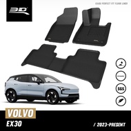 3D Mats พรมปูพื้นรถยนต์ VOLVO EX30 2023-2025 พรมกันลื่น พรมกันนํ้า พรมรถยนต์