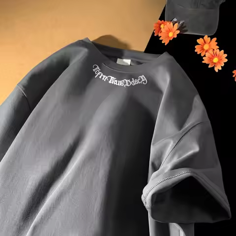 Men's Oversized T-shirts White Cotton T Shirt 5XL for Men Casual Summer Wear Letter Fashion Print Ne