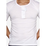 [Shop Malaysia] BAJU GARUDA PAGODA WHITE T SHIRT WITH BUTTON