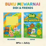 PinxAaTivity Coloring Book [ Didi & Friends] Cute Characters for Children – Creative Education & Ent