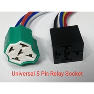 Universal Car Relay 5 Pin Relay Socket Relay 5 Pin 12V 40A 87 Ceramic Relay Socket