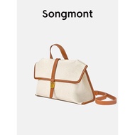 Songmont Mountain Denim Canvas Small Shoulder Bag Commuter Shoulder Messenger Bag