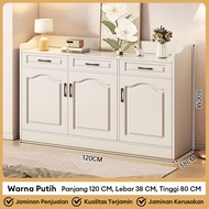 【📍Surabaya】Lemari Dapur Lemari Laci Penyimpanan Lemari Kayu Pakaian Lemari Kayu Mewah Klasik lemari