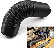 Adjustable ID:76mm/3inch Air Intake Pipe Universal Car Cold Air Turbo Intake Inlet Pipe Flexible Duc