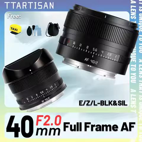 TTArtisan 40mm F2 Full Frame Auto Focus AF Large Aperture Lens for Sony E FE Nikon Z L mount A7CII A